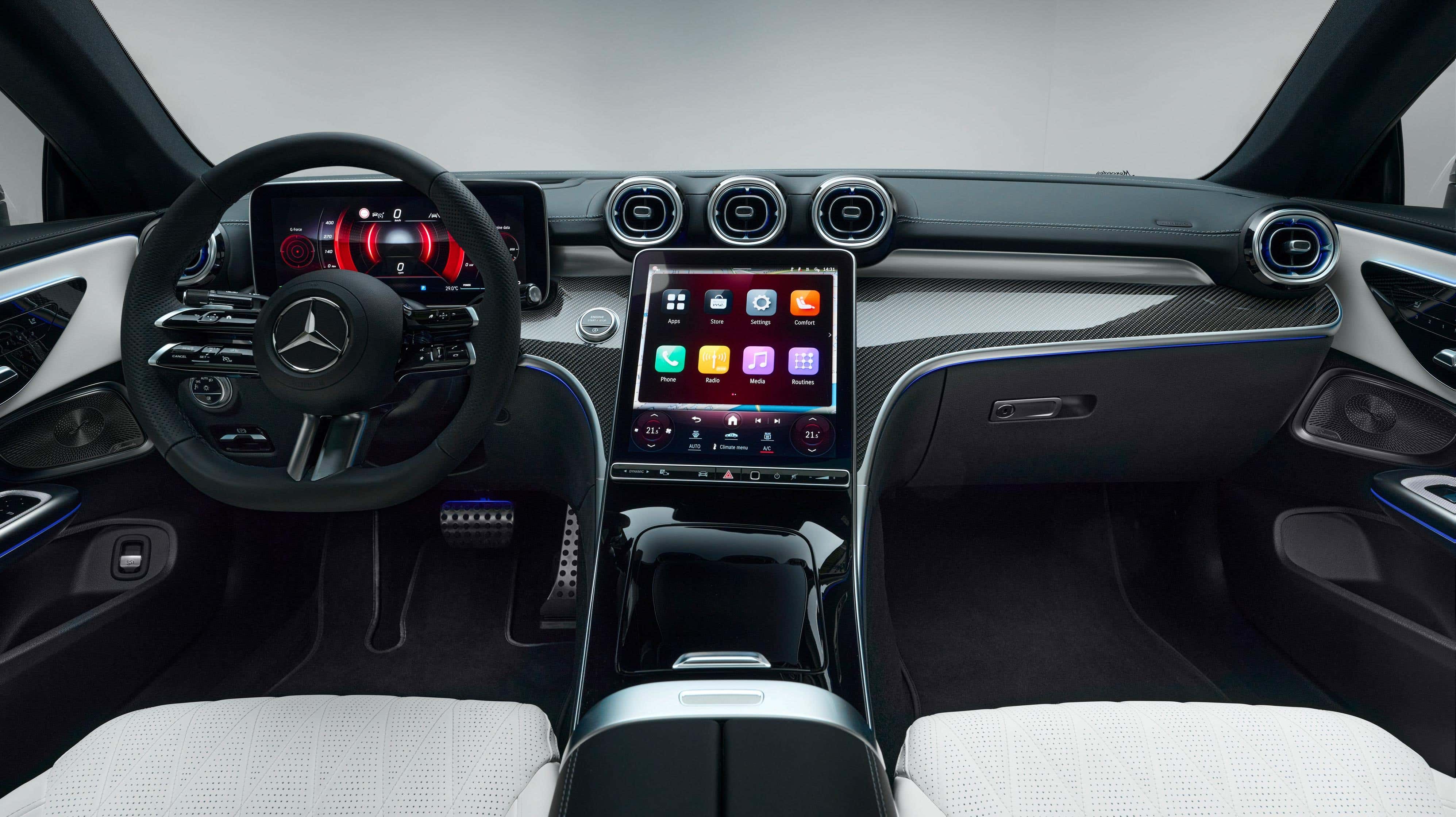 Interior del Mercedes-Benz CLE 2024